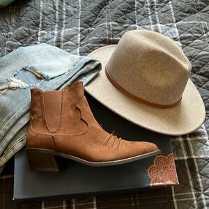 Brown Ankle Boots for Women